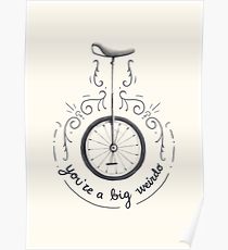 210x230 Unicycle Drawing Posters Redbubble