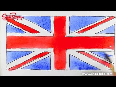 480x360 How To Draw The British Flag Union Jack Shoo Rayner Author