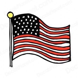 310x310 United States Flag Drawing United States Flag Waving Drawing