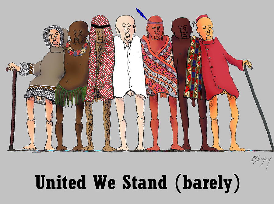 900x673 United We Stand Digital Art By R Allen Swezey