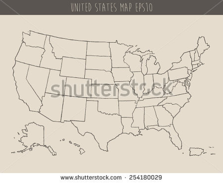 450x369 Sketch Drawing Us Map Online 9 Photos Of Outline Drawing Of United
