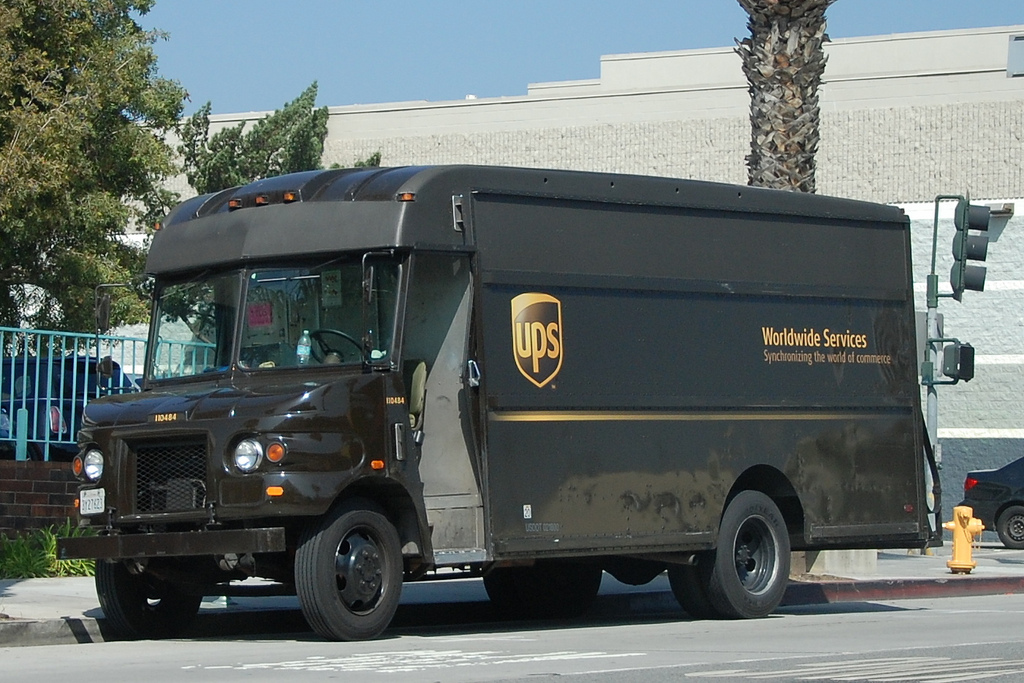 1024x683 United Parcel Service (Ups) Delivery Truck Navymailman