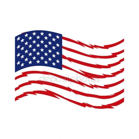 450x450 Usa Flag Grunge Pencil Drawing Sketching Stock Vector Duntaro