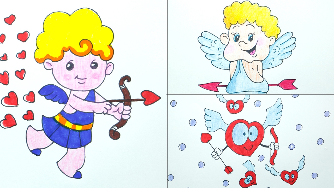 1280x720 How To Draw Valentine Cupid