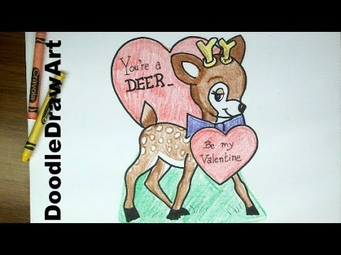 480x360 Drawing How To Draw A Vintage Valentine Card