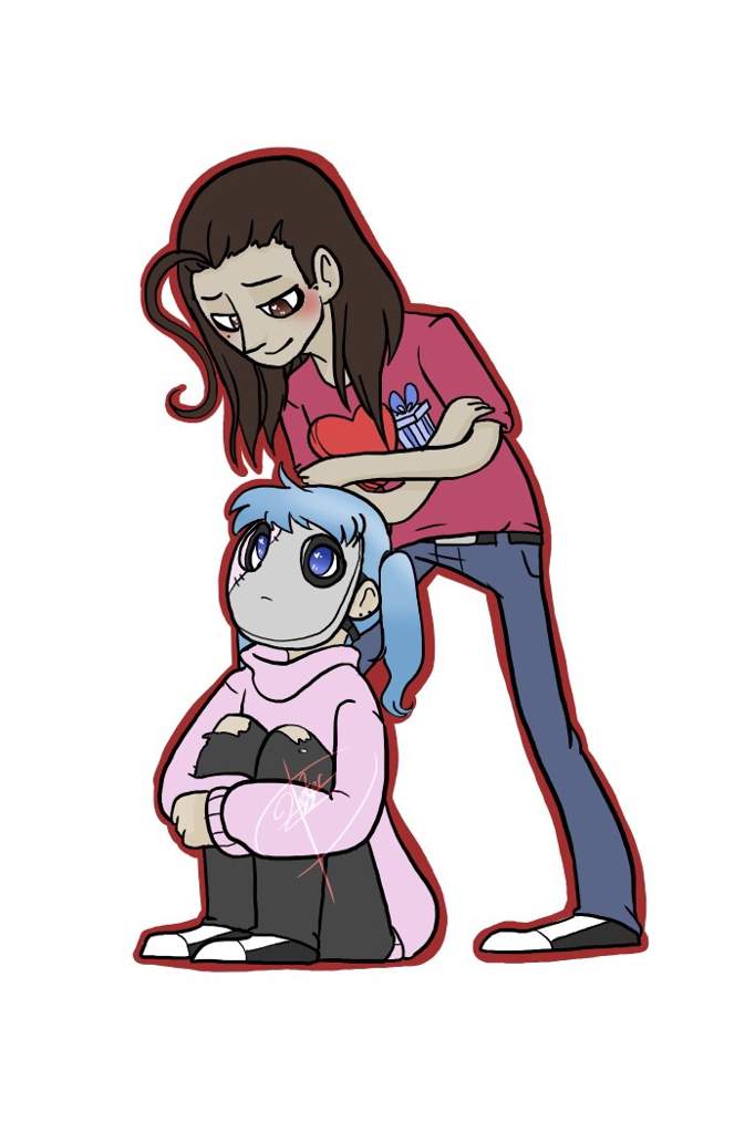 682x1024 Larryface Valentine Drawing