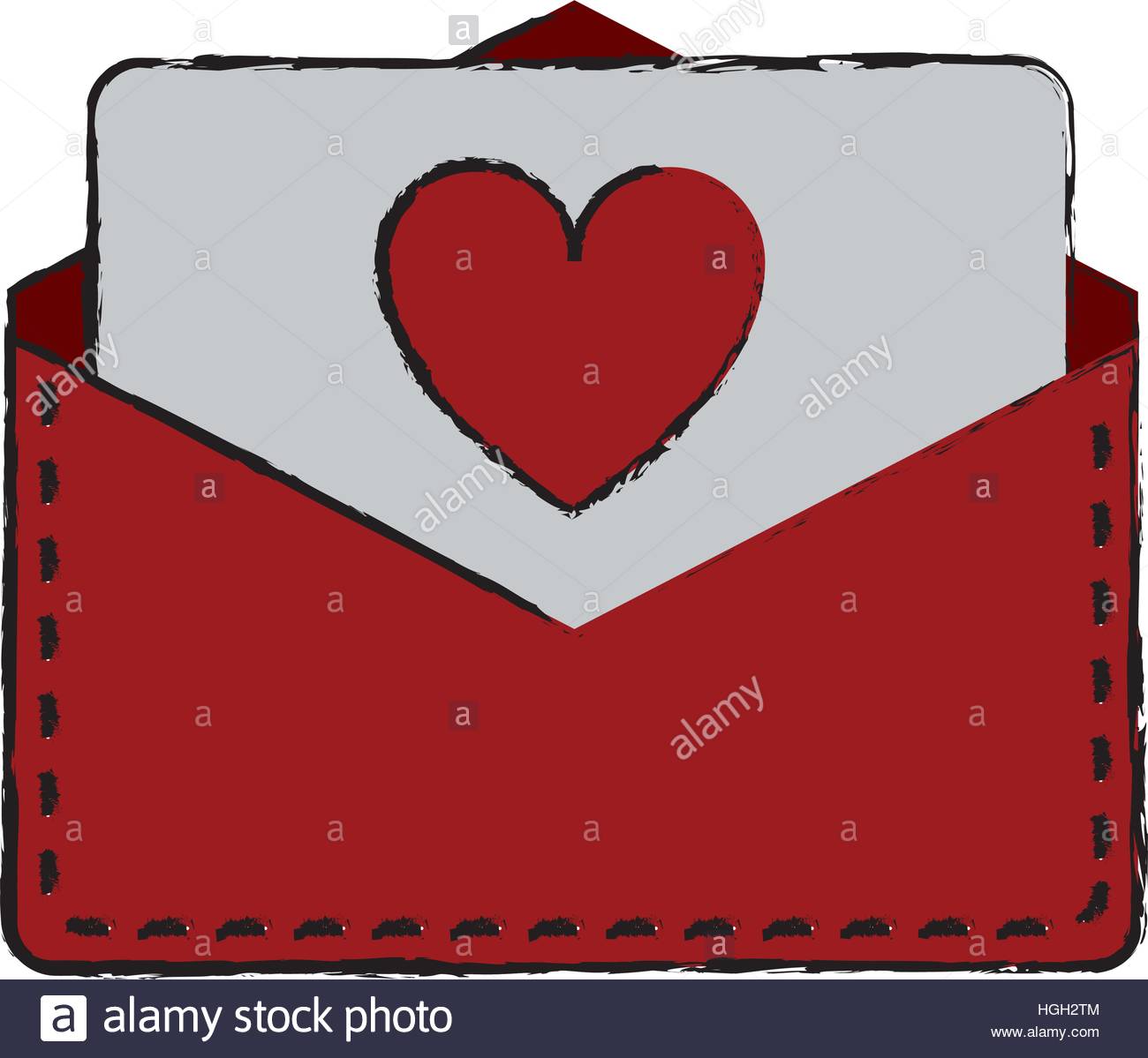 1300x1199 Drawing Love Heart Envelope Mail Valentine Letter Stock Vector Art