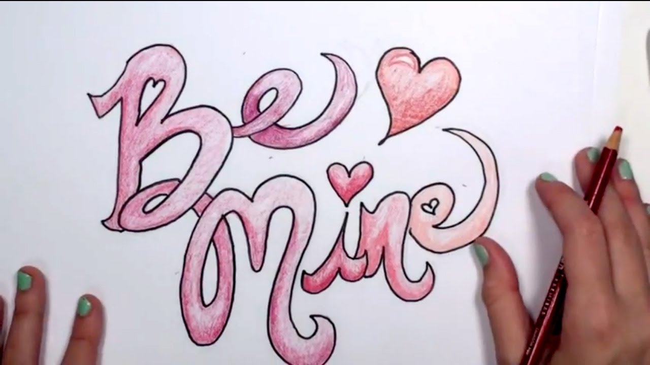 1280x720 How To Draw A Valentine's Design