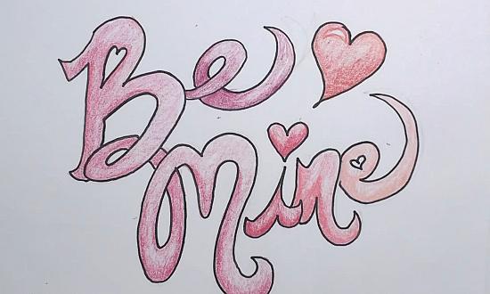 550x330 Valentine Drawing Pictures Valentines Day Drawing Be Mine Download