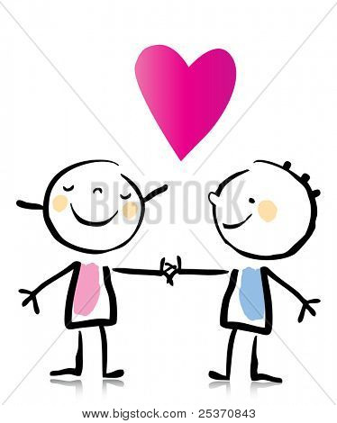 374x470 Valentine's Day Two People Love Vector Amp Photo Bigstock