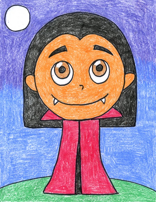 541x700 Cartoon Vampire