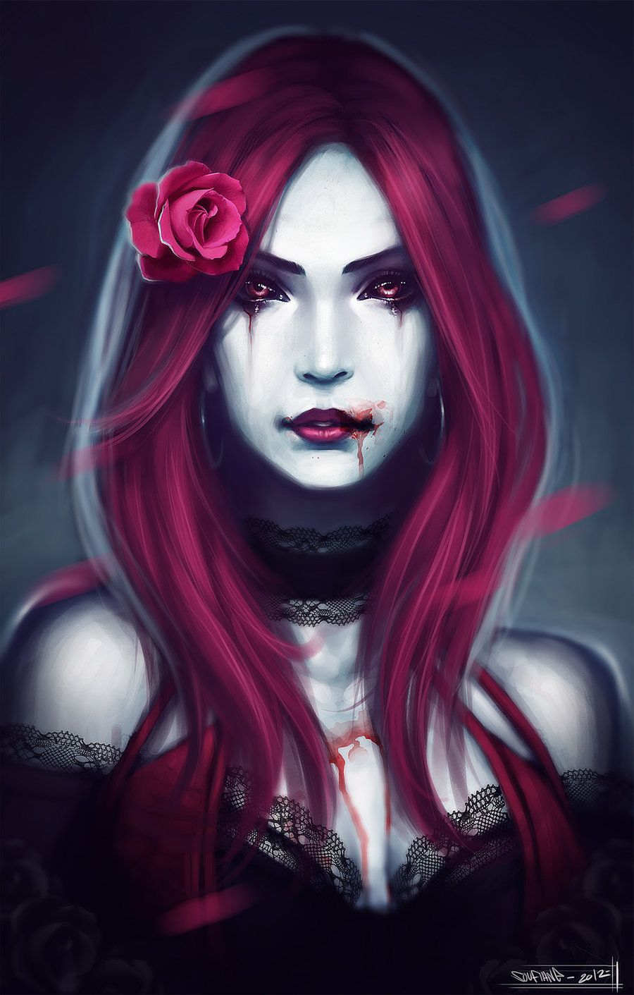 900x1411 Drawn Vampire Art Gothic Vampire By Streetx222 Digital Art