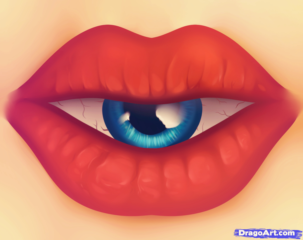 1037x820 Vampire Mouth Drawing Learn How To Draw A Lips Tattoo, Mouth