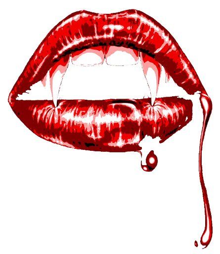 445x512 Vampire Fangs
