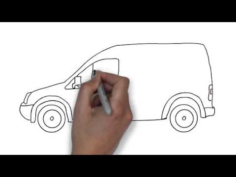 480x360 How To Draw White Van