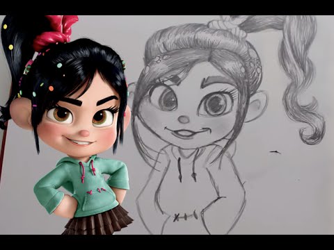 480x360 How To Draw Vanellope From Disney's Wreck It Ralph
