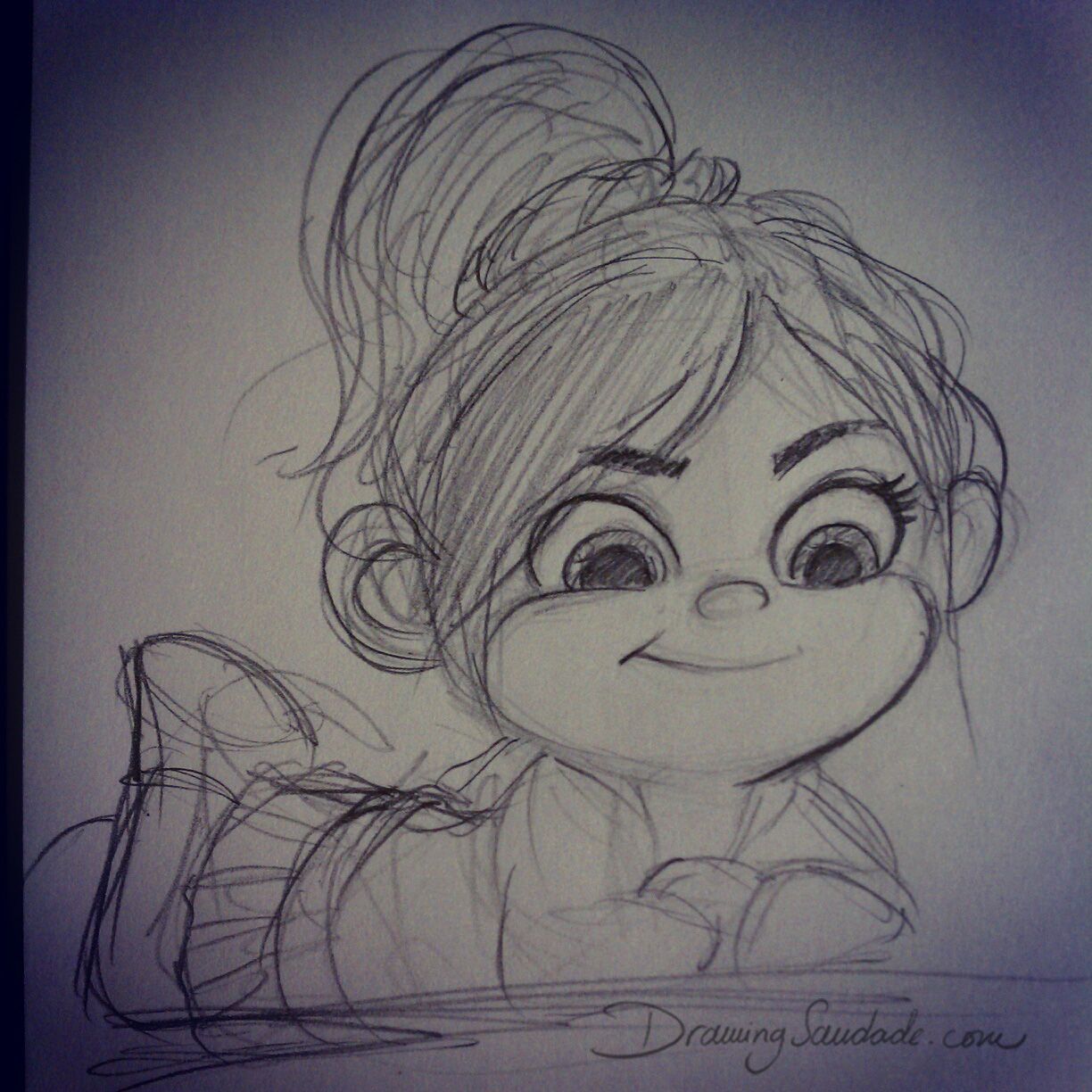 1224x1224 She's Adorable!! Drawing Saudade Vanellope Von Schweetz