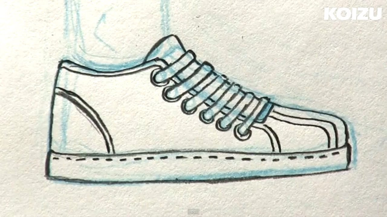1280x720 Drawing Of Vans Shoes How To Draw Manga Shoes!