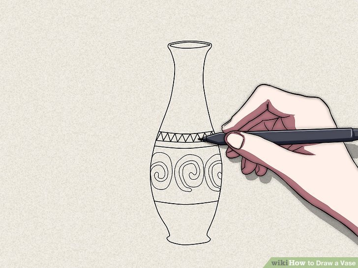 728x546 How To Draw A Vase 5 Steps (With Pictures)