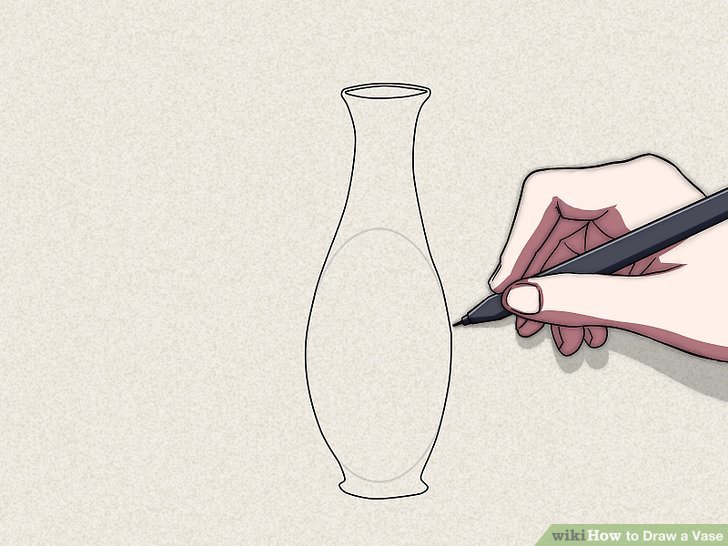 728x546 How To Draw A Vase 5 Steps (With Pictures)