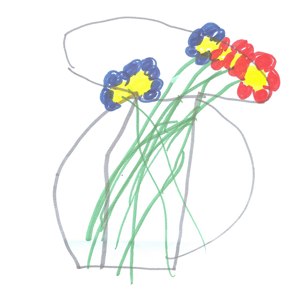 1024x1024 Sarah's Flower Vase (Drawing) Flower Vase Design Drawn By