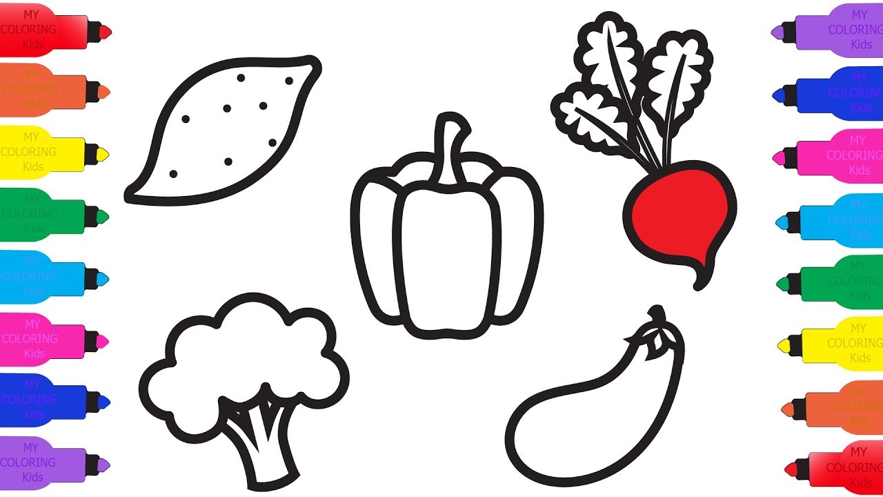 Vegetables Drawing For Kids at GetDrawings | Free download