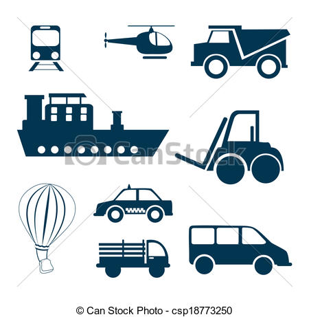 450x461 Vehicles Design Over White Background Vector Illustration Clipart