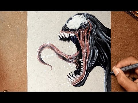 Venom Drawing at GetDrawings | Free download