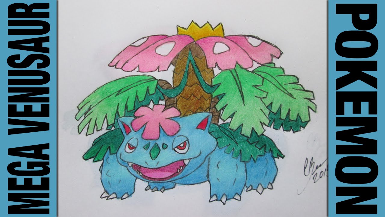 1280x720 Speed Drawing Mega Venusaur Pokemon
