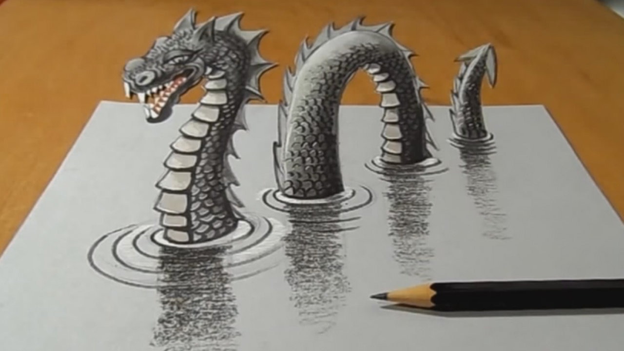 1280x720 Very Cool Drawing Three Dimensional