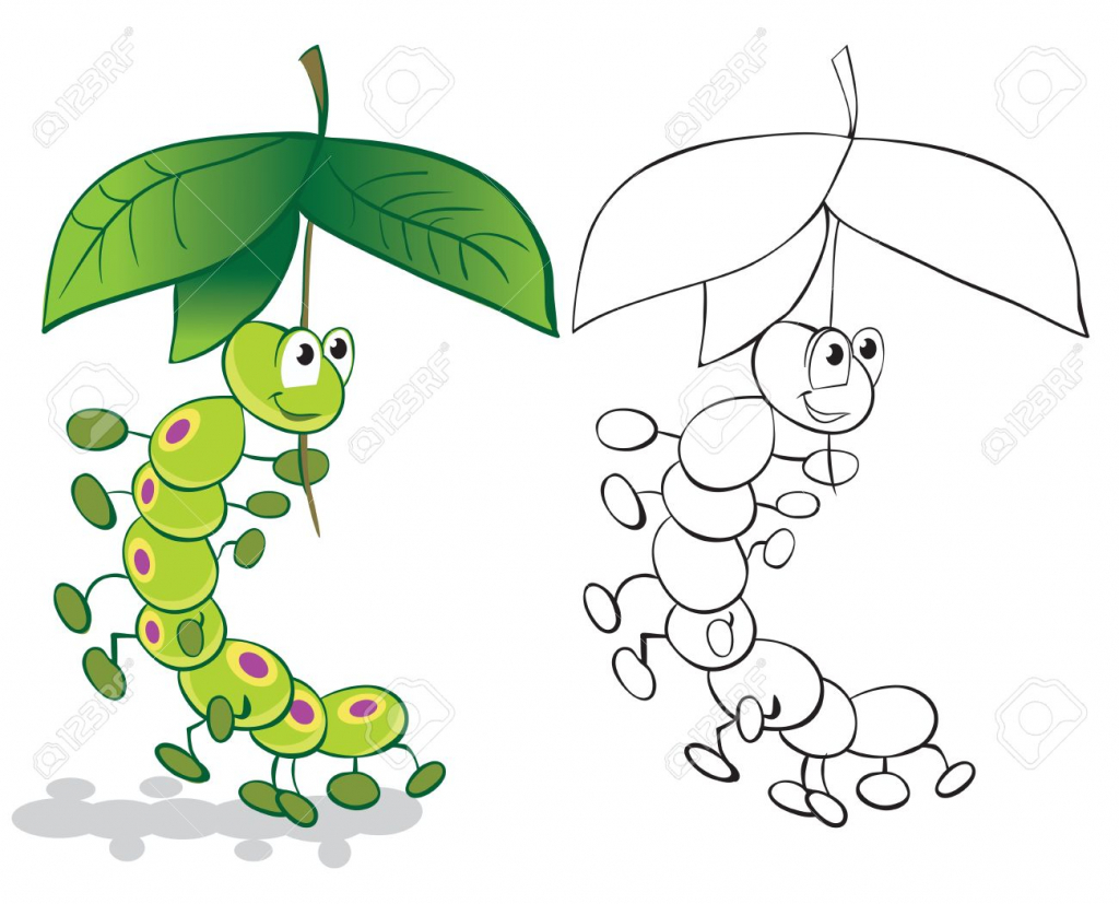 1024x827 Drawing Of Caterpillar The Very Hungry Caterpillar Facts