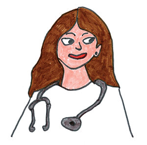 300x297 Veterinarian Drawings