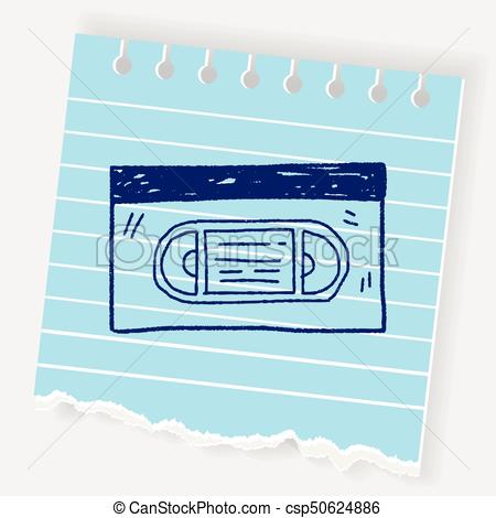 450x470 Vhs Doodle Vector