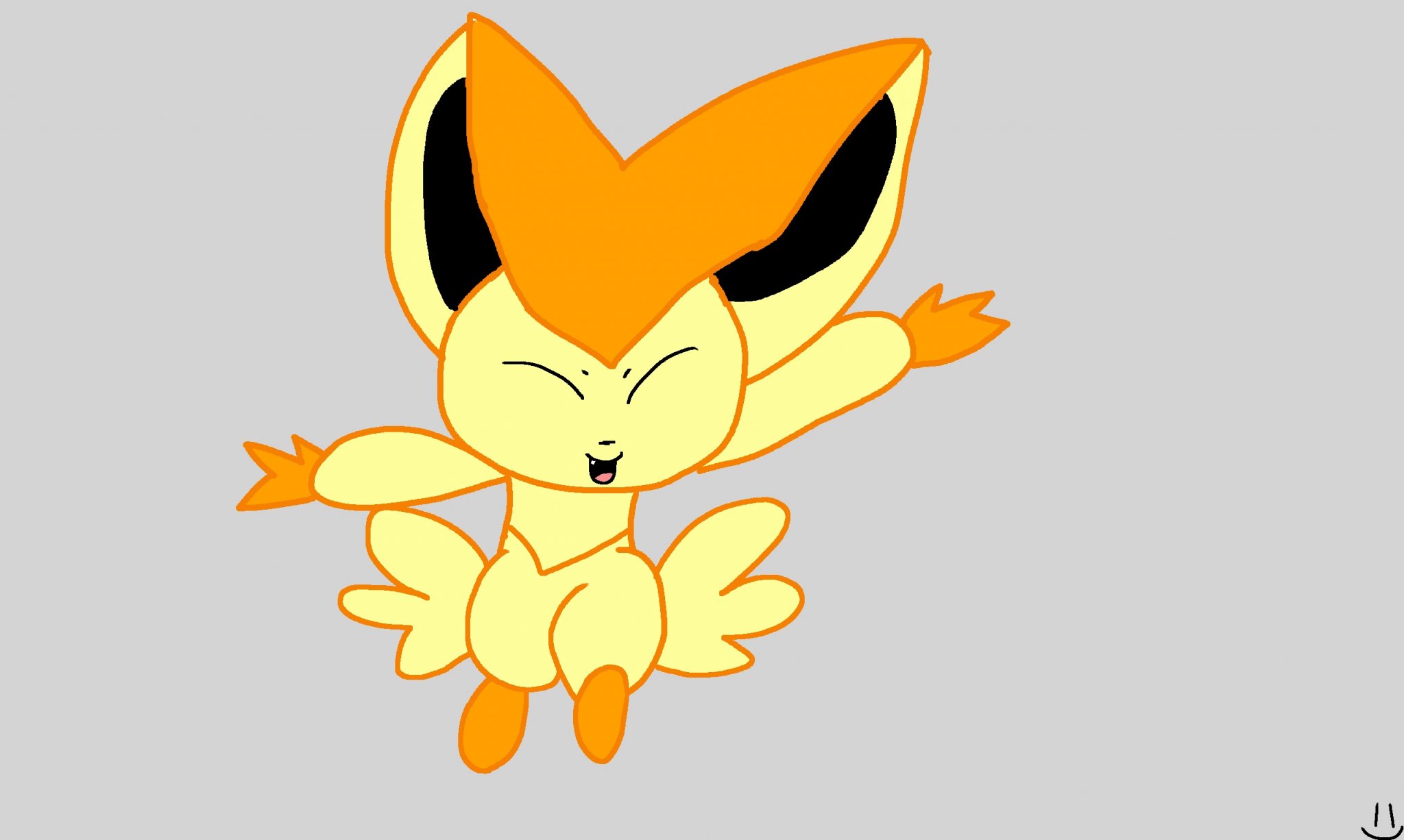 2048x1226 Random Victini Drawing