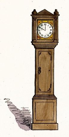 230x454 Victorian Clock Mini Art By Mellissajill On Etsy, $10.00 Scrooge