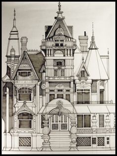 236x316 Victorian House Drawings