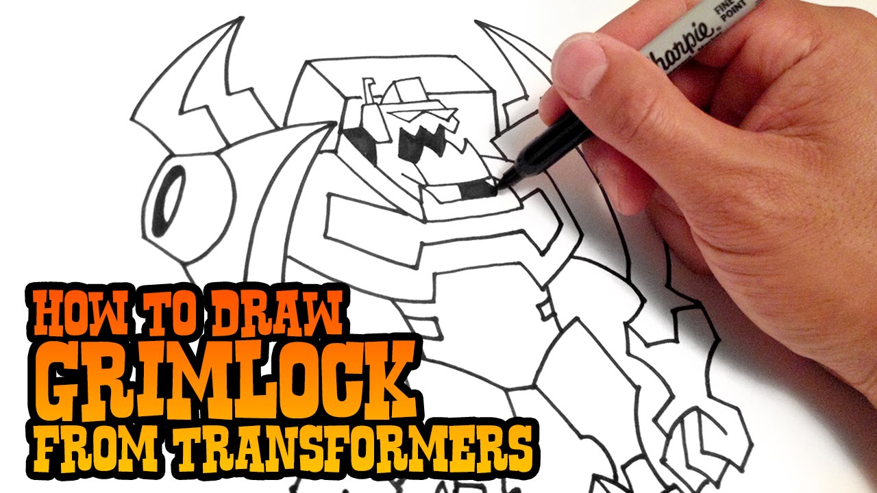 1280x720 How To Draw Grimlock Transformers