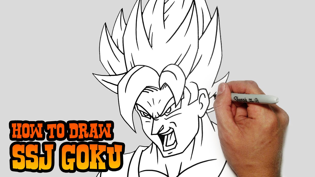 1280x720 How To Draw Ssj Goku Dragon Ball Z Video Lesson