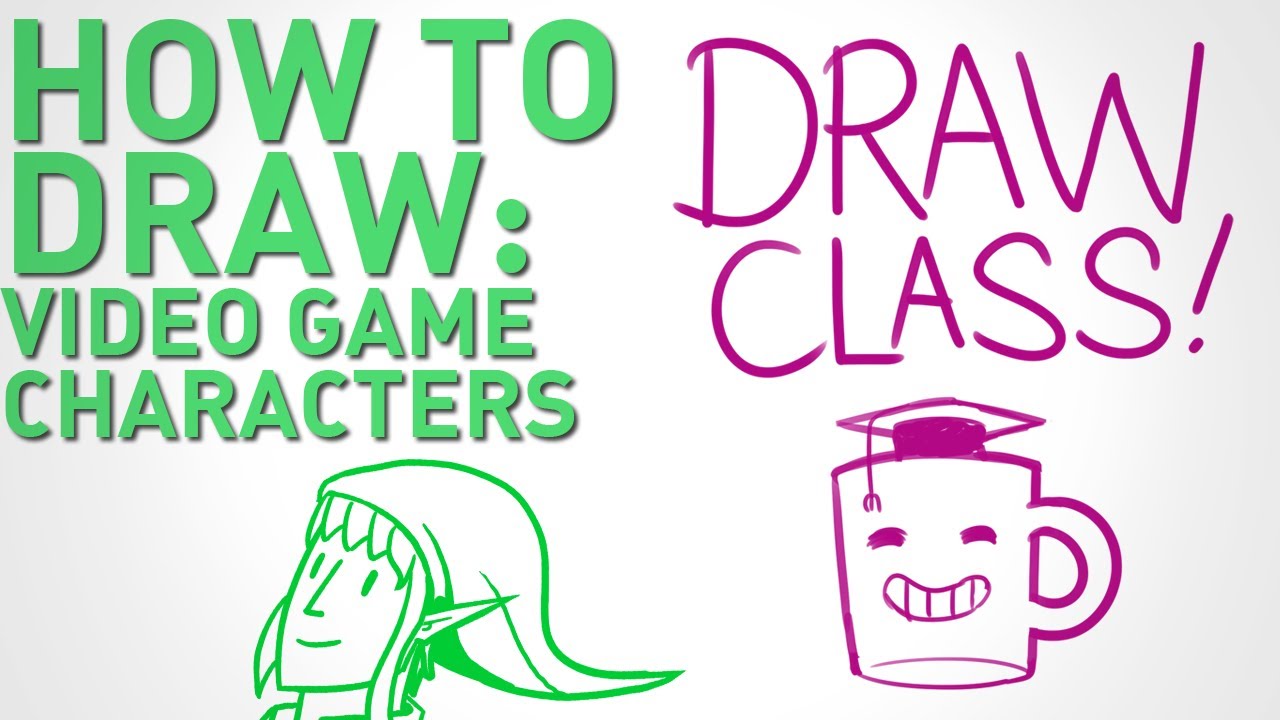 1280x720 How To Draw Video Game Characters