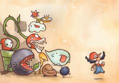 236x165 Cute Video Game Drawings