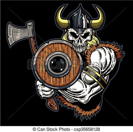 450x448 Viking Mascot. Viking Skull Mascot Design With Helmet