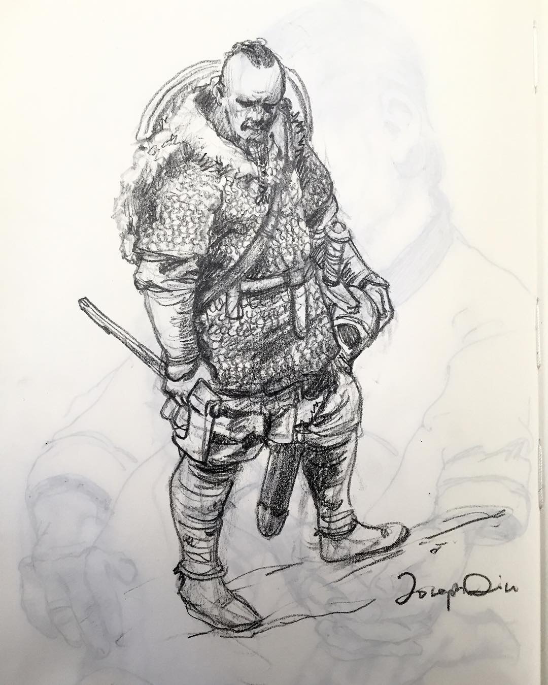 1080x1349 Morning Doodle On Sketchbook.