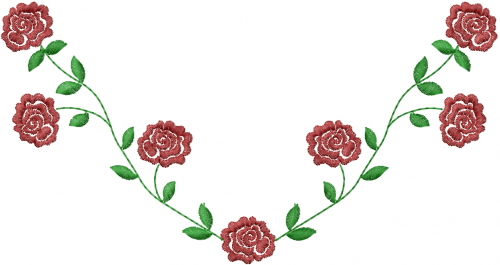 500x265 Rose Vine Embroidery Design Annthegran