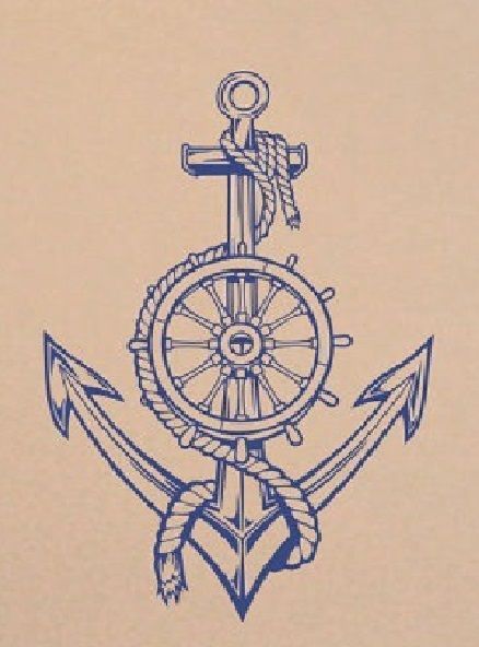 438x592 Ideas About Anchor Sketch On Vintage Anchor Tattoo