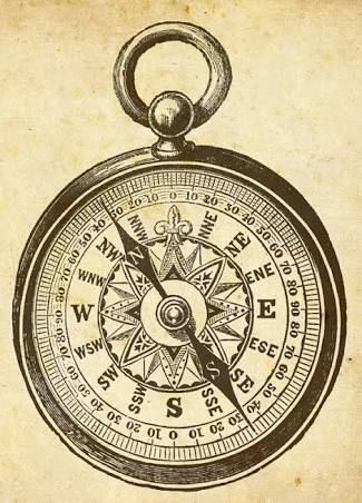 325x452 Antique Compass Drawing