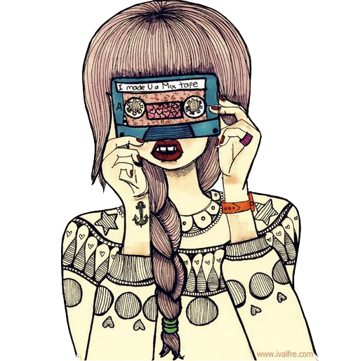 500x514 Vintage Girl Png