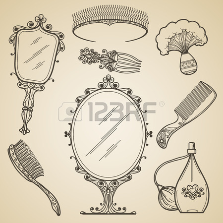 450x450 6,351 Hand Mirror Stock Illustrations, Cliparts And Royalty Free