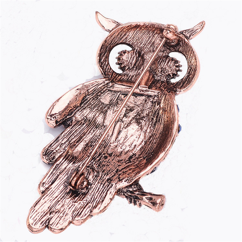 800x800 Brooches Women's Vintage Owl Brooch Jewelry Fashion Animal