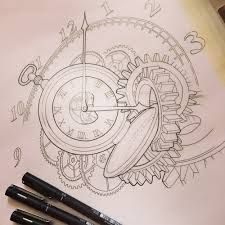 225x225 Resultado De Imagen Para Old Pocket Watch Tattoo