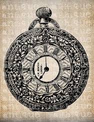 188x244 Vintage Pocket Watch Drawing
